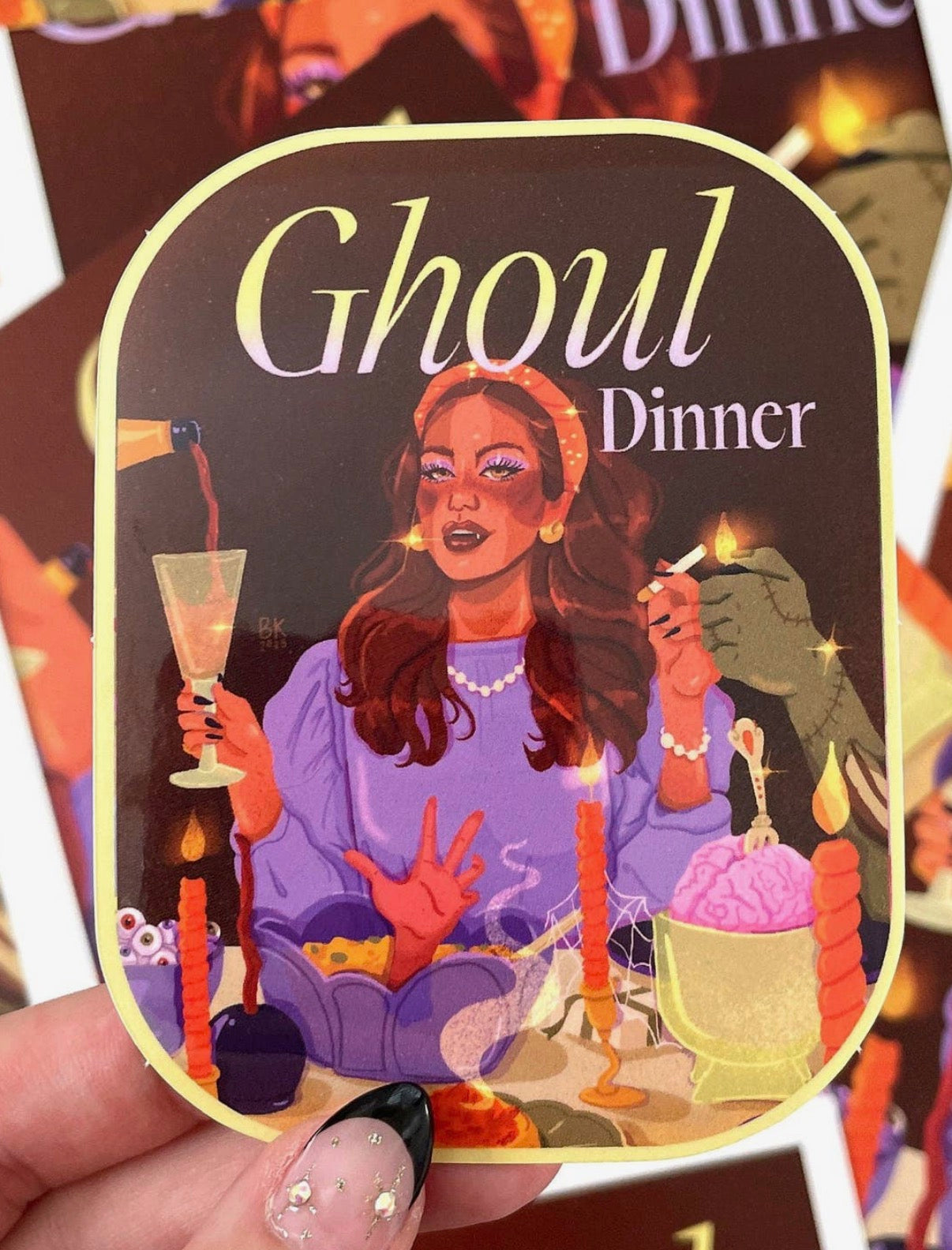 Ghoul Dinner Sticker